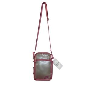 Nike Clear Crossbody Bag Pink Frosted Translucent Stadium Messenger HV8924-906